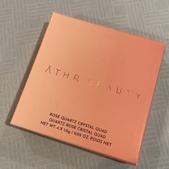 💋NEW💋 Athr Beauty Rose Quartz Crystal Quad Eyeshadow Palette - Picture 5 of 5